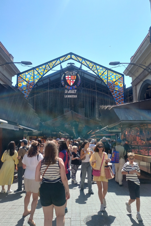 Entrance to La Boqueria June 2025