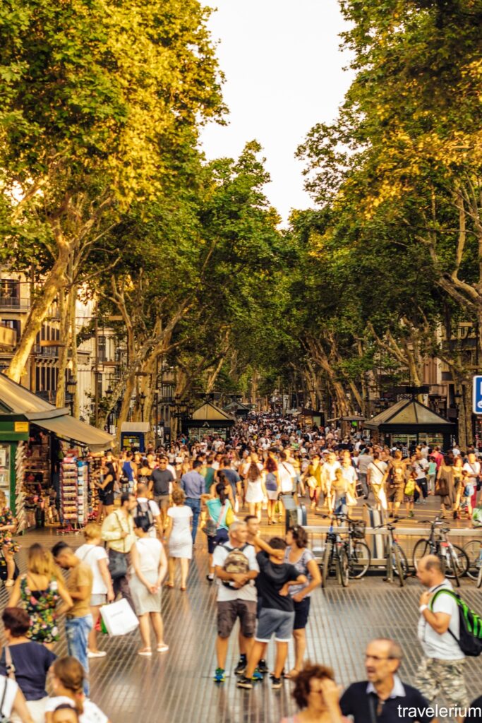 Busy La Rambla