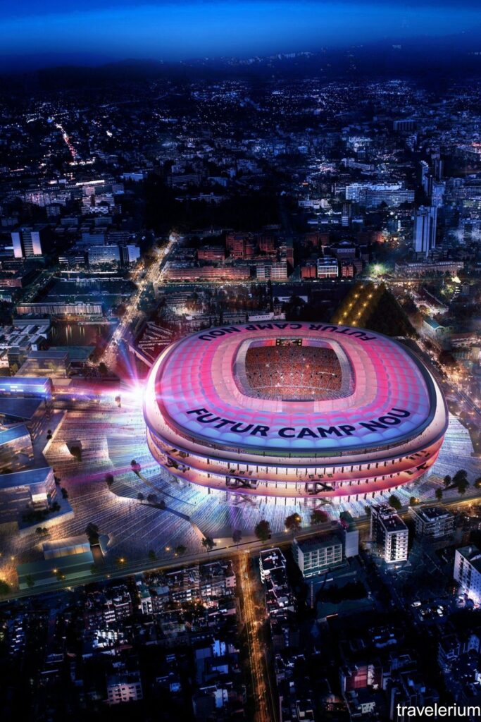 Potential View of the Completed Spotify Nou Camp