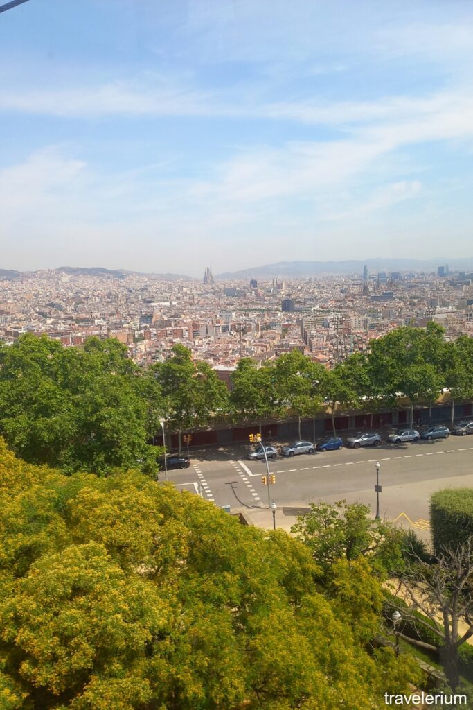 City View from Montjuic Cable Car - June 2025