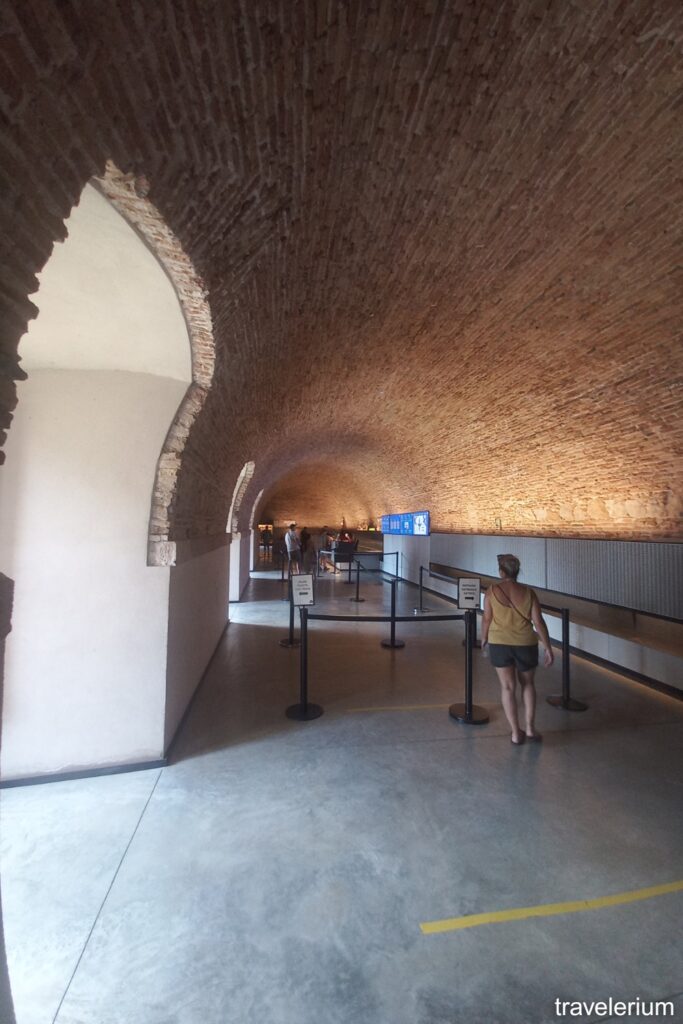 Entering Montjuic Castle