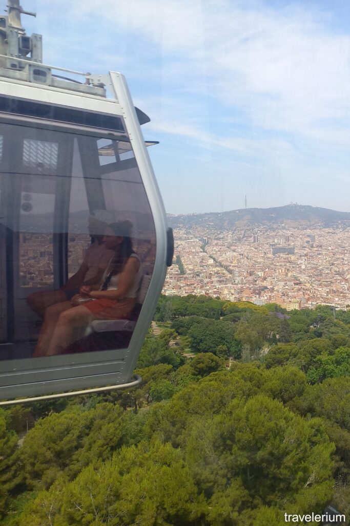 Montjuic Cable Car Close up- June 2025