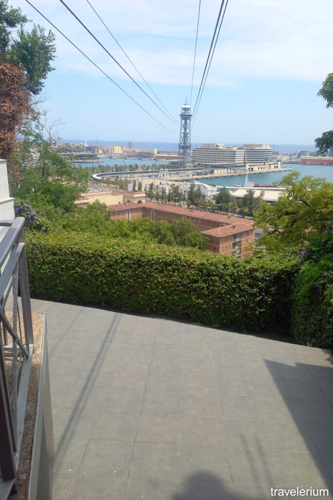 Port Vell Cable Car Station on Montjuic June 2025