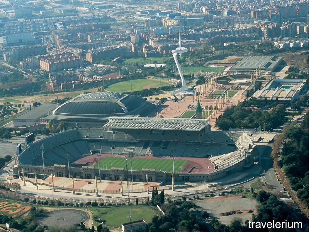 The Olympic Ring Montjuic Barcelona