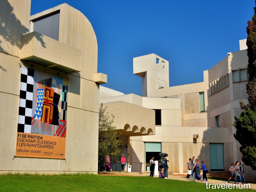 fundació joan miro entrance